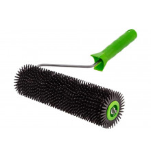 Игольчатый валик для наливных полов СИБРТЕХ с ручкой, острая игла, 240 мм 81110