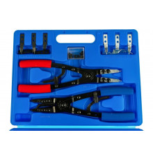 Набор съемников для стопорных колец 267мм, сменные насадки, кейс, 15шт KING TONY 45115PP