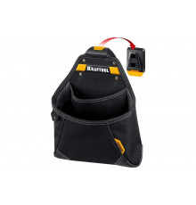 Поясная сумка 260x340 мм с быстросъёмным креплением KRAFTOOL FastClipKP-12, 12 карманов и петель 38774