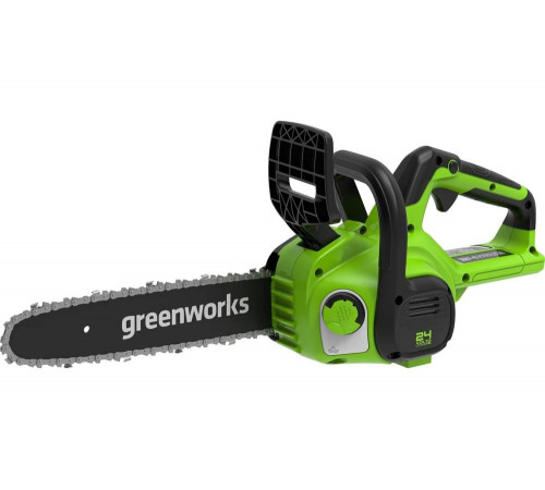 Цепная пила аккумуляторная GreenWorks 24V, 25см, c 1хАКБ 2Ач c USBи ЗУ 2007707USB2