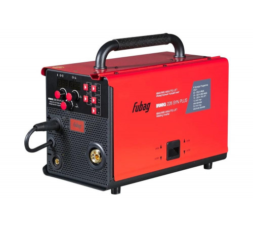 Сварочный полуавтомат FUBAG IRMIG 228 SYN PLUS (41381), Маска сварщика Хамелеон IR 9-13N S (38072), Сварочные краги на подкладке красные FWGN 10R (641180) 41381.4