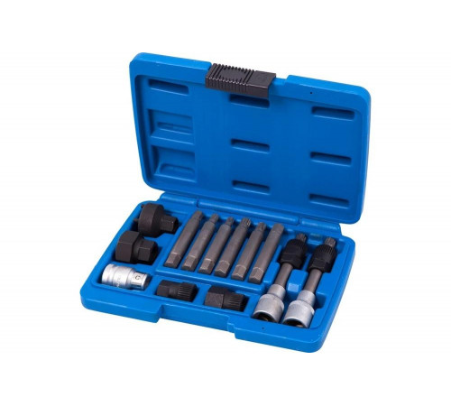 Набор специальных головок и насадок для шкива генератора, кейс, 13 предметов МАСТАК 106-10013C