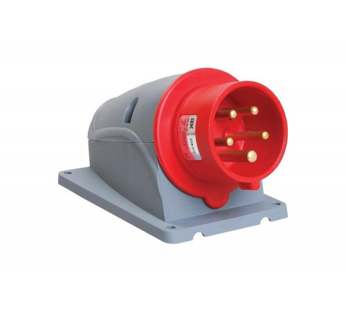 Стационарная вилка IEK ССИ-525 32А-6ч/200/346-240/415В 3Р+РЕ+N IP44 MAGNUM PSN52-032-5