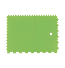 Шпатель для клея СИБРТЕХ пластмассовый, 130x170 мм, зубчатый 86018