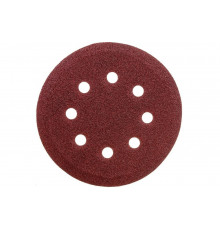 Универсальный шлифовальный круг STAYER на велкро основе 125 мм 8 отверстий 5 шт. Р80 35452-125-080