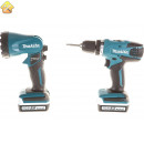 Аккумуляторная дрель-шуруповерт Makita DF347DWLE + фонарь