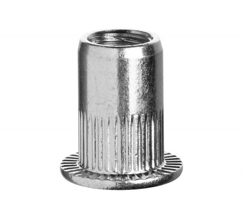 ЗУБР М8, 10 шт., стальные, стандартный бортик, резьбовые заклепки с насечками 31318-08 Профессионал