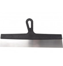 Фасадный шпатель СИБРТЕХ из нержавеющей стали, 450 мм, пластмассовая ручка 85450