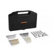 Набор оснастки универсальный DKMT55 55 предметов, в кейсе DEKO 065-0316