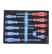 Набор отверток (ложемент, 10 предметов) KING TONY 9-31110MRV