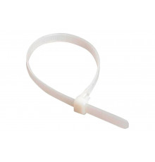 Нейлоновая усиленная белая стяжка RUCELF 3.6х200 мм 100 шт СТУ-200-Б