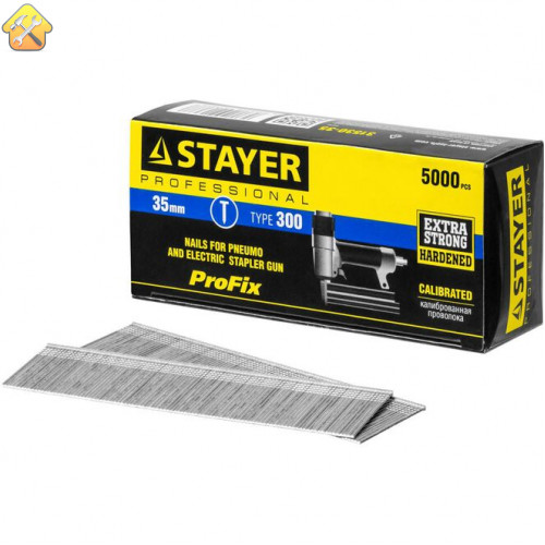 STAYER гвозди тип 300, 35 мм, гвозди особотвердые 31530-35 Professional