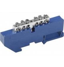 Шина IEK n "ноль" на din-изоляторе с никелевым покрытием шни-6x9-6-д-с YNN10-06-D-K07-N