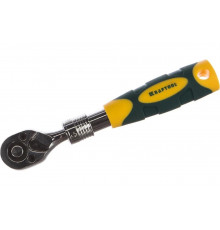 Трещотка для торцовых головок Kraftool PRO телескопическая, Сr-V сталь, 72 зубца, 1/4" 27798-1/4