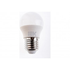 Лампа IEK LED, G45, шар, 7вт, 230В, 4000К, E27 LLE-G45-7-230-40-E27