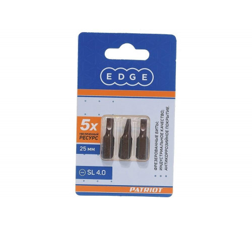 Бита (3 шт; SL4 мм; 25 мм) PATRIOT 818010003