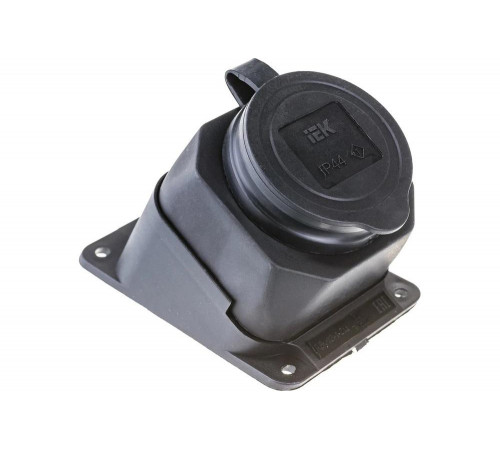 Угловая настенная розетка IEK РБу13-1-0м ОМЕГА