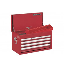 Инструментальный ящик, 6 ящиков и отсек, красный KING TONY 87411-6B