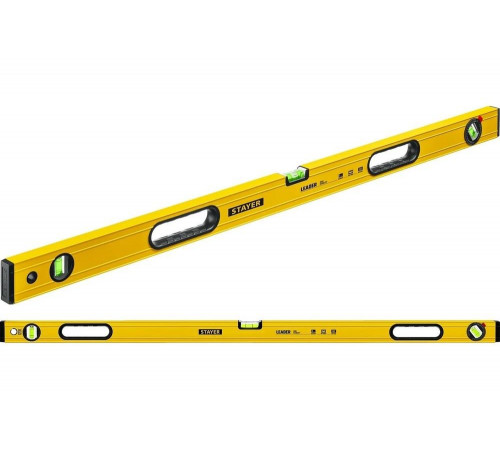 STAYER 1200 мм, уровень строительный фрезерованный LEADER 3466-120_z01