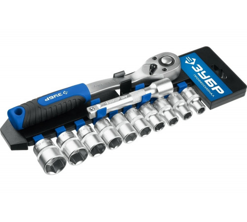 ЗУБР 12 шт., набор торцовых головок ТР-12Б 27647-H12_z01 Профессионал