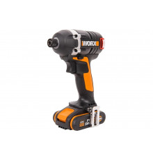 Аккумуляторный бесщеточный винтоверт WORX Impact 20В, бесщеточный, 2Ач x2, кейс WX292