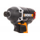 Аккумуляторный бесщеточный винтоверт WORX Impact 20В, бесщеточный, 2Ач x2, кейс WX292