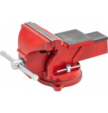 Тиски слесарные MTX 150 мм, поворотные, с наковальней 18637