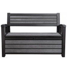 Скамейка для сада Keter Hudson storage bench графит 235688