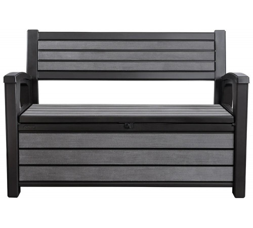 Скамейка для сада Keter Hudson storage bench графит 235688