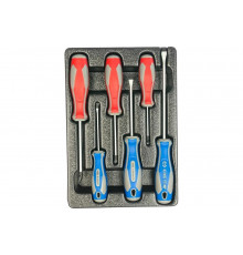 Набор отверток (ложемент, 6 предметов) KING TONY 9-31106MR