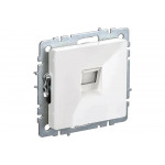 Компьютерная розетка rj45 IEK Brite рк11-брб категория 6, белый BR-K10-2-K01
