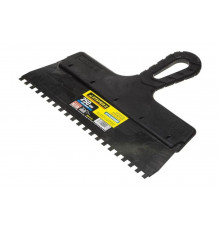 Нержавеющий зубчатый шпатель STAYER 250мм, зуб 6х6мм 1009-25-06