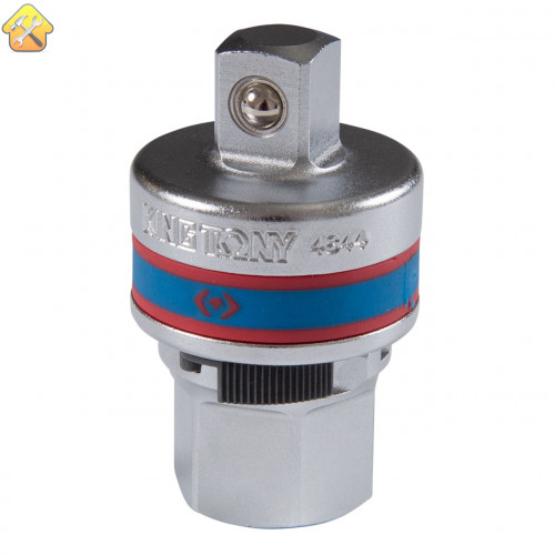 Адаптер 1/2"1/2", трещоточный, 72 зубца KING TONY 4844R