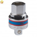 Адаптер 1/2"1/2", трещоточный, 72 зубца KING TONY 4844R