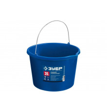 Усиленное строительное пластиковое ведро ЗУБР 20 л 06091-20