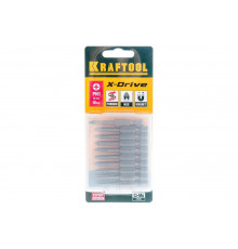 Биты "EXPERT" (E 1/4"; PH 1; 50 мм; 10 шт.) KRAFTOOL 26121-1-50-10