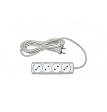 Бытовой удлинитель RUCELF 4 гнезда ПВС 2х0,75 RU-04-275-02S 00-00003130