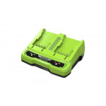 Устройство зарядное для 2-х аккумуляторов G40UC2 40 В, 2 А, 80 Вт GreenWorks 2938907