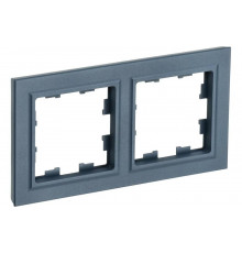 2-местная рамка IEK Brite ру-2-брм маренго BR-M22-K35