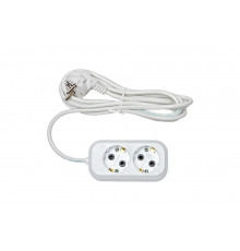 Бытовой удлинитель 2 гн. ПВС 3х1 RUCELF RU-02-310-07PZ