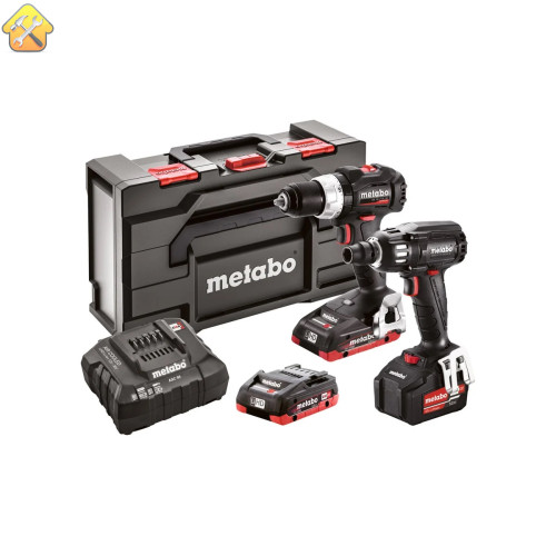 Набор аккумуляторных инструментов Metabo Combo Set SB18LTBLSE+SSW400LTXBLSE 685221960