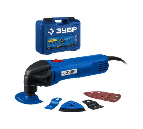 Реноватор с набором насадок ЗУБР Профессионал 550 Вт, кейс МФИ-П550 КН