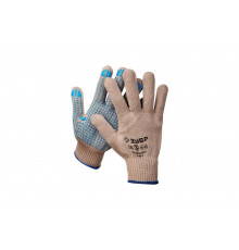 Утепленные, акриловые перчатки с защитой от скольжения Зубр ЭКСПЕРТ 10 класс, р.L-XL 11463-XL