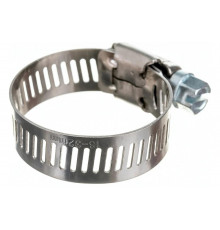 Хомуты Зубр ЭКСПЕРТ нерж. сталь просечная лента 12мм 16-32мм 4шт 37815-016-32-4