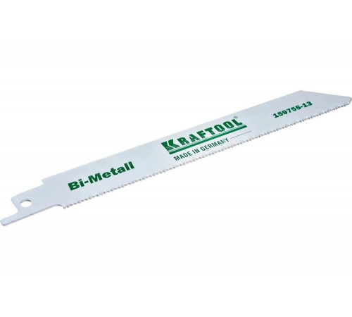 KRAFTOOL 130 мм, шаг 1.4 мм, по металлу Bi-Met, полотно для электроножовки 159755-13 Industrie