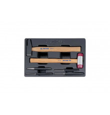 Набор выколоток и керн с молотками (ложемент, 6 предметов) KING TONY 9-90106SR