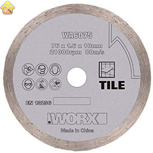 Пильный алмазный диск WORX WA6075