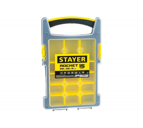 STAYER 280 х 325 х 50 (15"), пластиковый, органайзер ROCKET-15 2-38031_z01