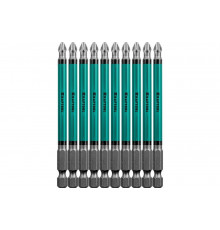 Биты KRAFTOOL Optimum Line PH2, 100 мм, E 1/4", 10 шт 26122-2-100-10