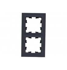 2-местная рамка IEK Brite ру-2-брг графит BR-M22-K53